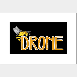 Drone Bee Shirt for Men Women and Kids Posters and Art